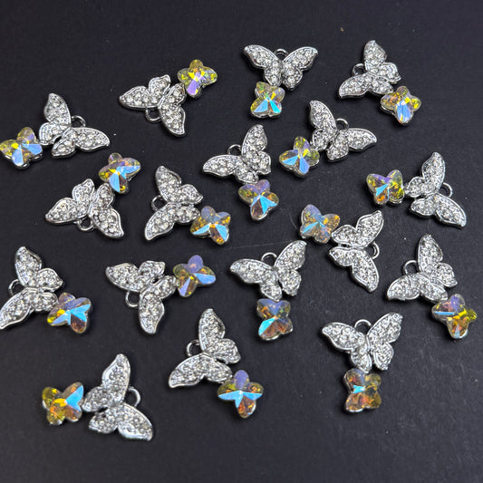 Butterfly Pendant/Charm 16*19mm Alloy Accessories