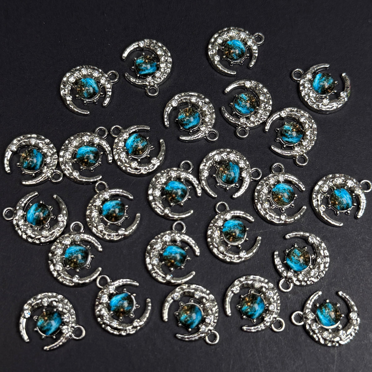 Moon Pendant 13.5mm Alloy Accessories ACJF102