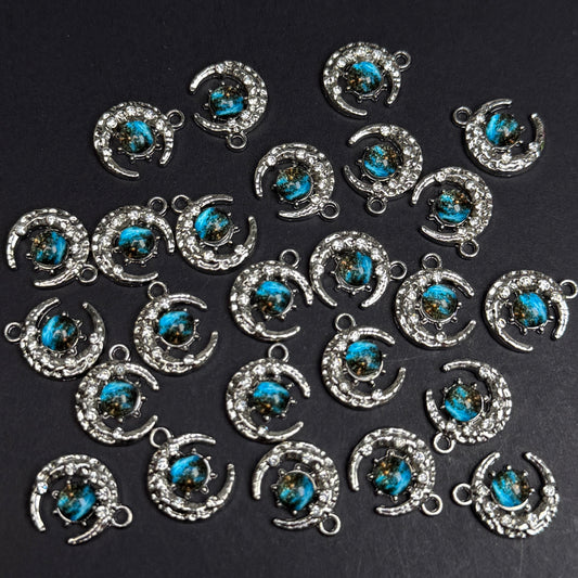 Moon Pendant 13.5mm Alloy Accessories ACJF102