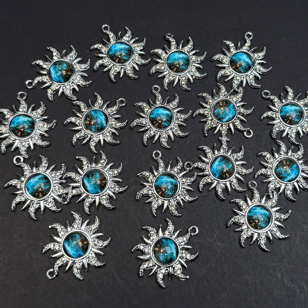 Sun Pendant/Charm 22mm Alloy Accessories ACJF66