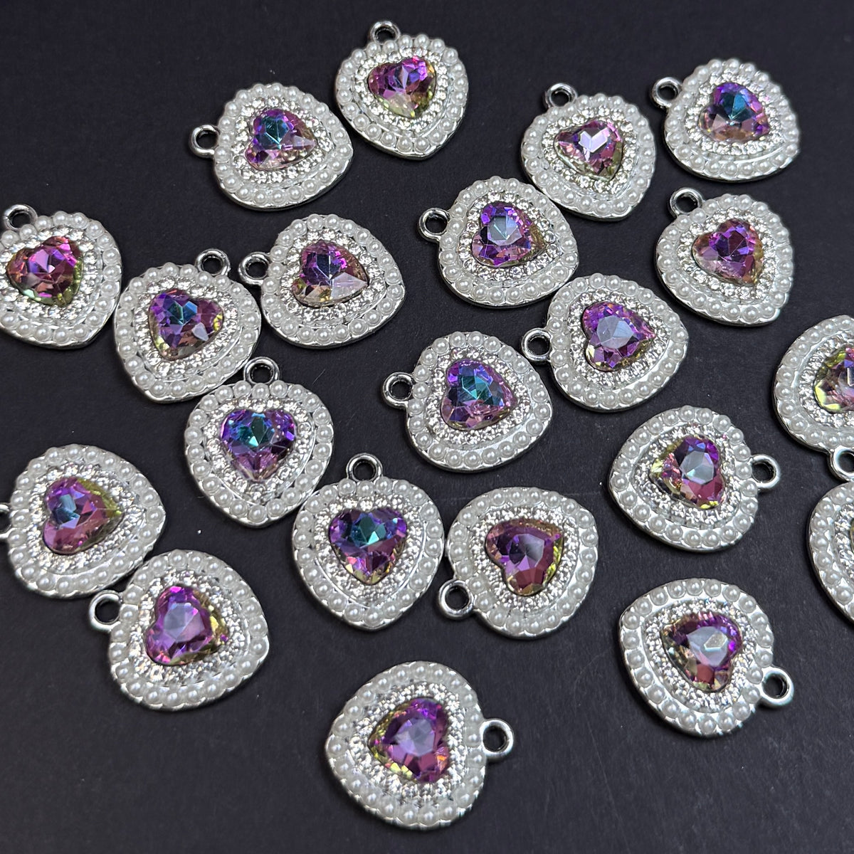 Heart Pendant/Charm 17mm Alloy Accessories