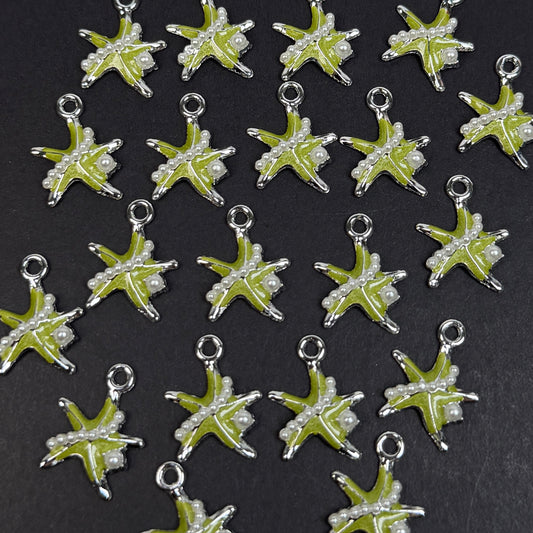 Starfish Pendant 15*15mm Alloy Accessories ACJF165-168